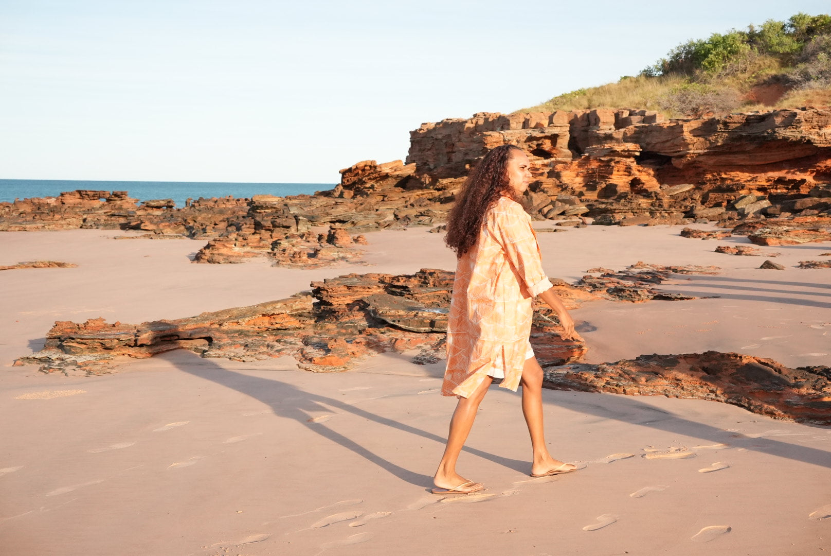 Jilji Long Shirt - Sand