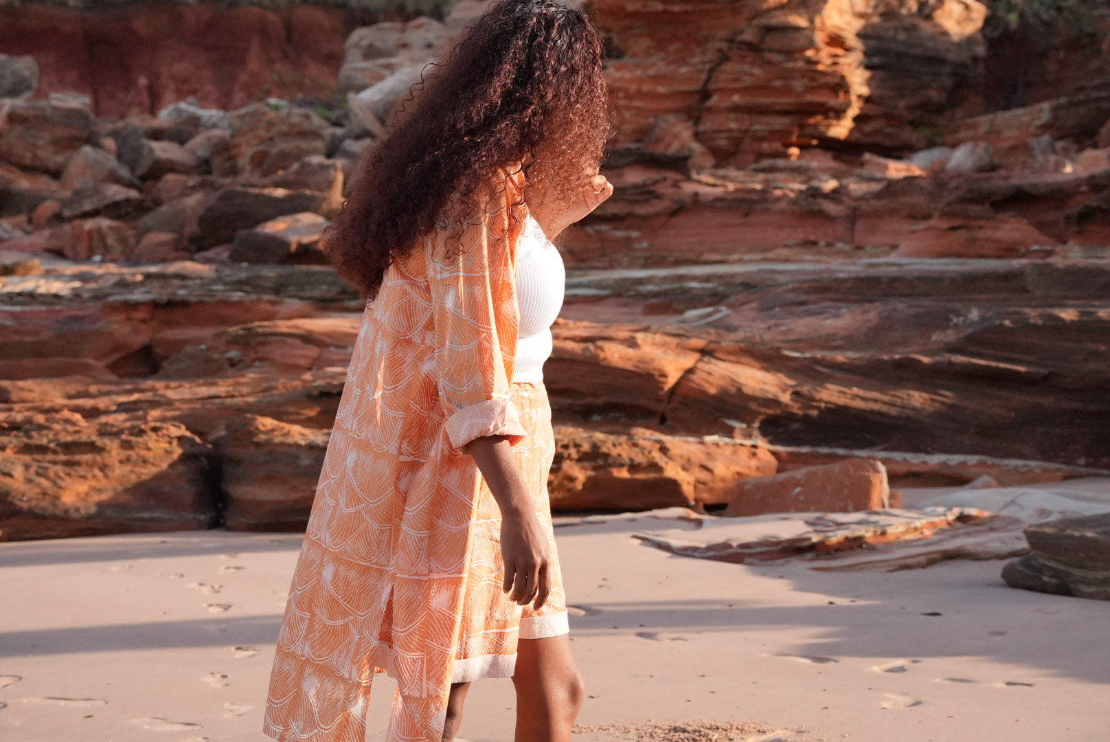 Jilji Long Shirt - Sand